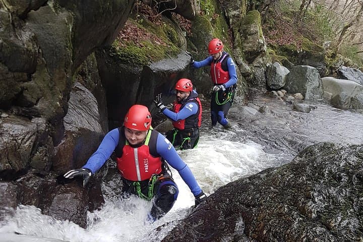 Gorge Scrambling in Snowdonia