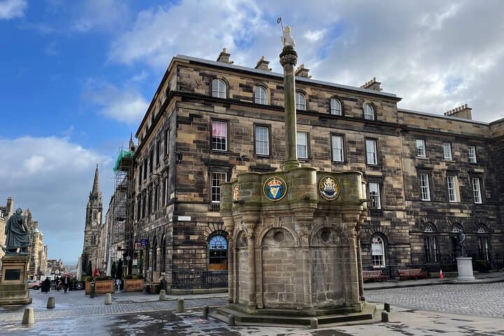 The Mecat Cross in the Heart of Edinburgh's Old Town
