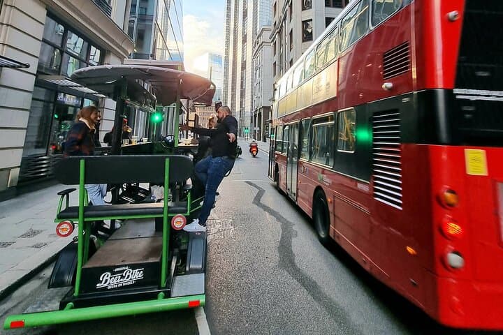 London beer or prosecco bike tour