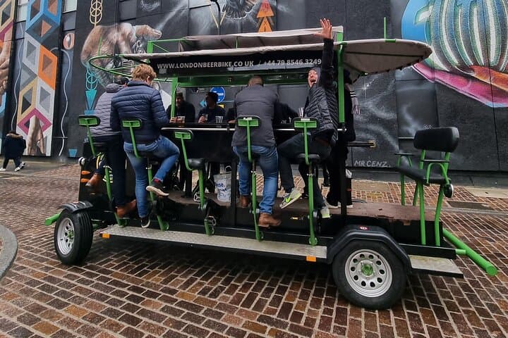 London beer or prosecco bike tour