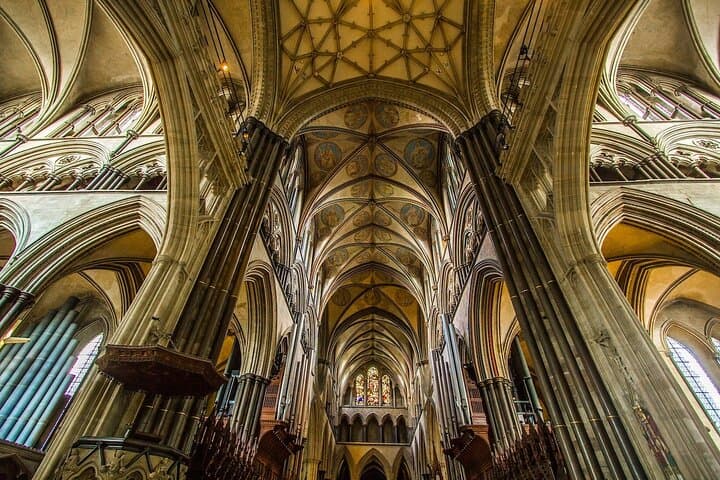 Inside Salisbury Cathedral