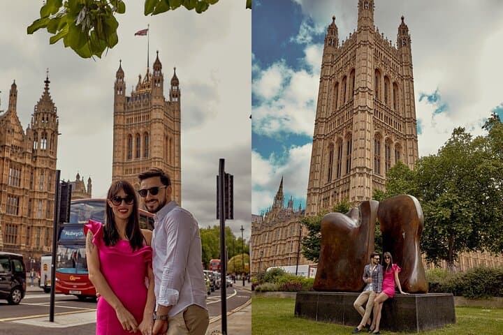 London Westminster with Big Ben private professional photo shoot 60min