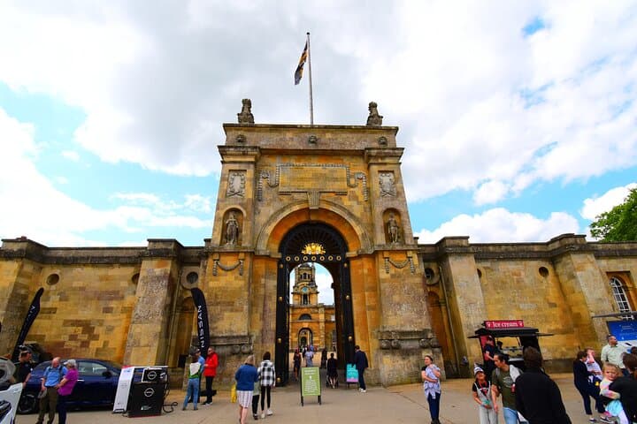 The breathtaking east gate into Blenheim