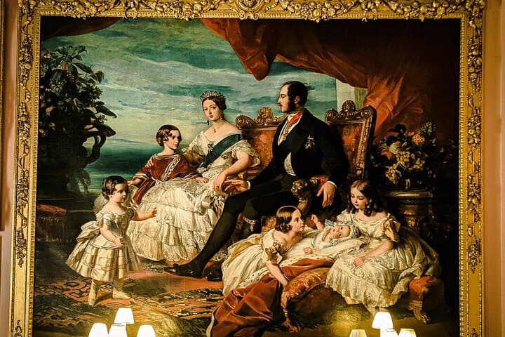 Young Victoria with family