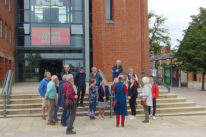 Where we meet - The Royal Shakespeare Theatre at the base of the Tower, at the time shown on your ticket.