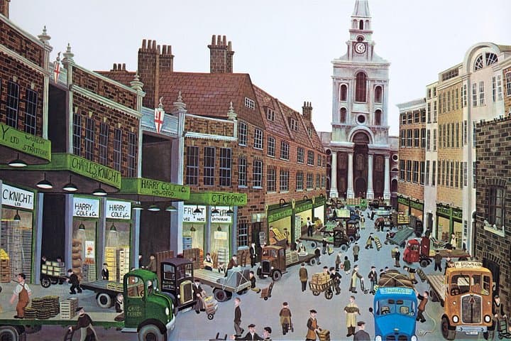 Spitalfields Market by John Allin, 1973
