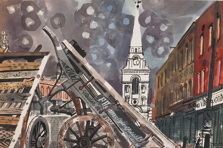 Brushfield St by Roland Collins, 1951