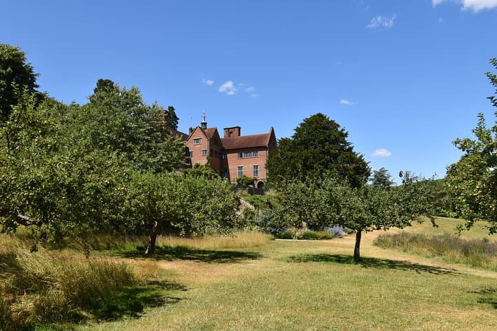 Chartwell from the orchard.