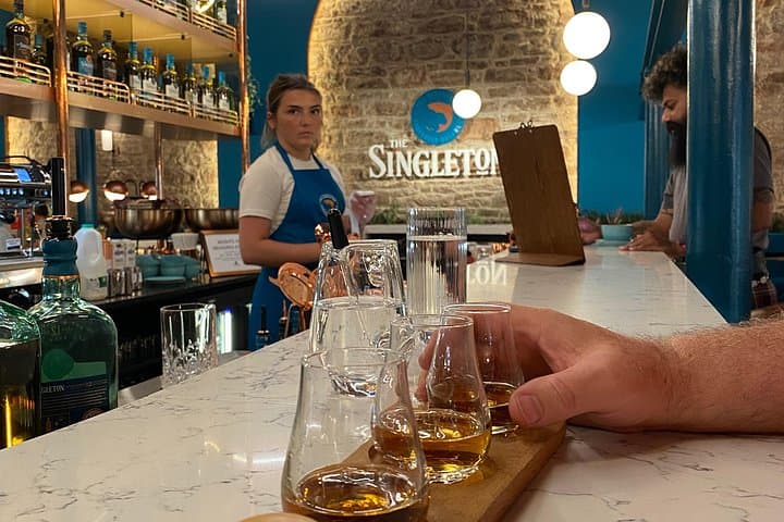 Tasting at Singleton of Glen Ord's new bar.