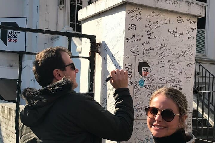 Sign the wall at Abbey Road studios!