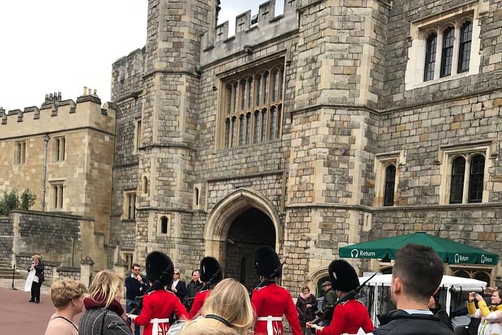 Mingle inside the Castle grounds with The Kings guards