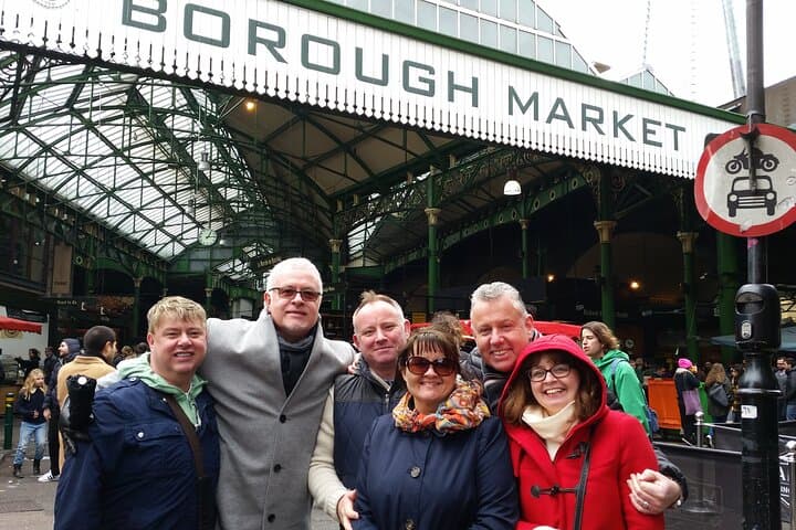 The delicious Borough market in the heart of London.