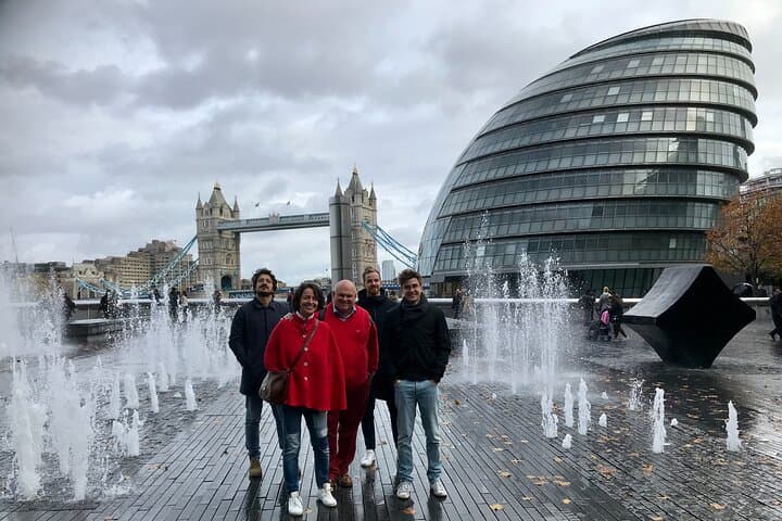 Tower Bridge through the Fountains!