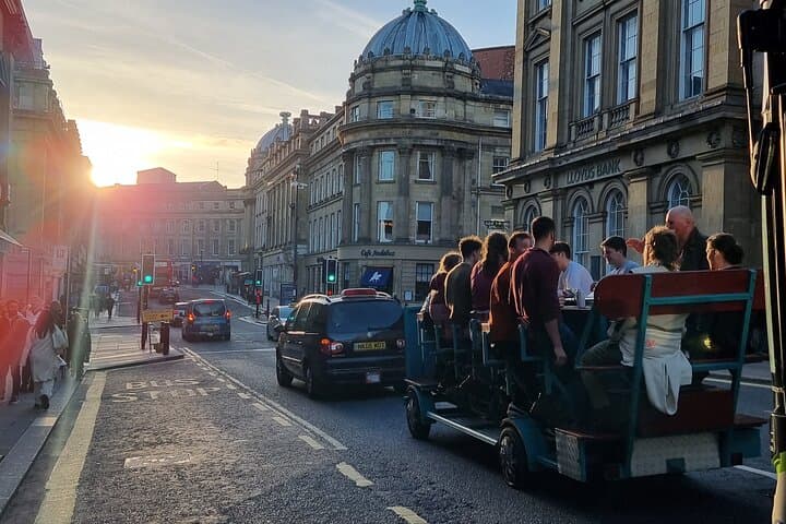 Newcastle beer or prosecco bike tour