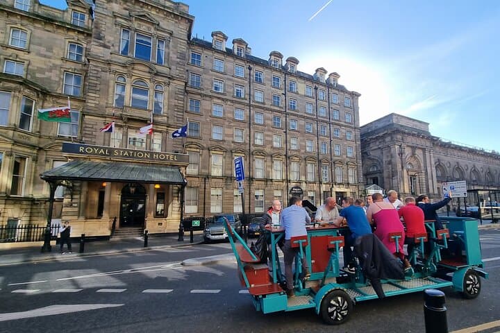Newcastle beer or prosecco bike tour