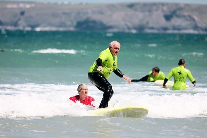 Private Family / Small-Group Surf Lesson (max. 4) in Newquay.