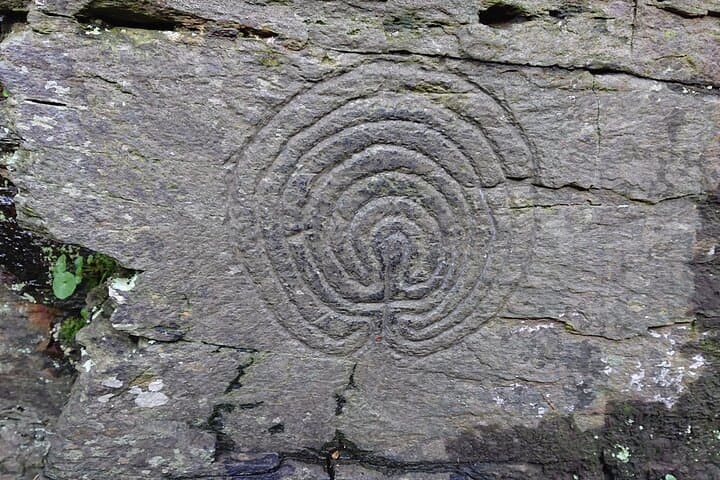 Mysterious bronze age carvings of Rocky Valley.