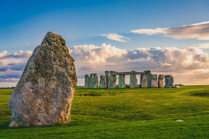 Looking past the heel stone
