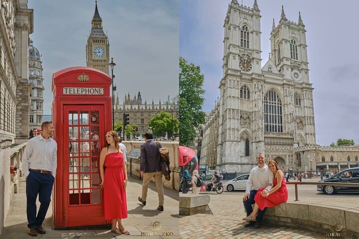 London Westminster with Big Ben private professional photo shoot 60min