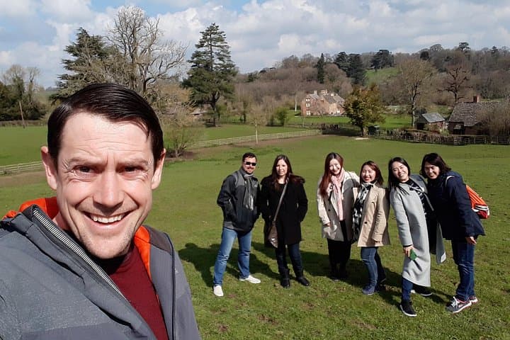 Enjoying the views in Great Tew