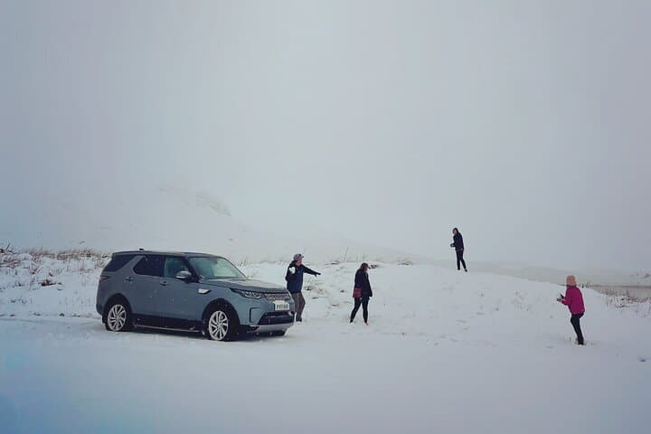 Playing in the Snow - Glencoe