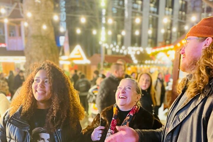 Christmas Lights and Markets Guided Walking Tour with Mulled Wine