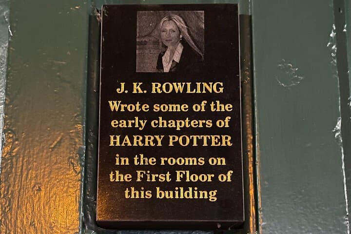 J K Rowling Plaque