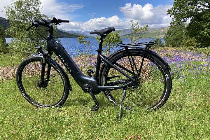 Bluebells and ebikes at Loch Katrine