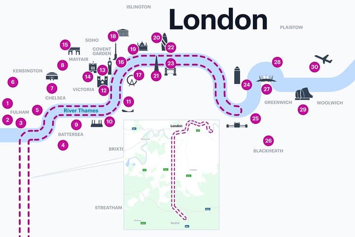 35 minute London Sightseeing Flight for 2 with Champagne