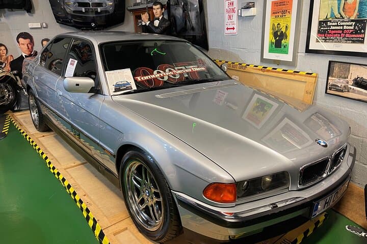 BMW from Tomorrow never Dies , James Bond car , James Bond tours Scotland