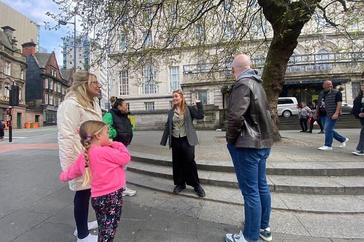 A private group enjoying the history of the Adelphi