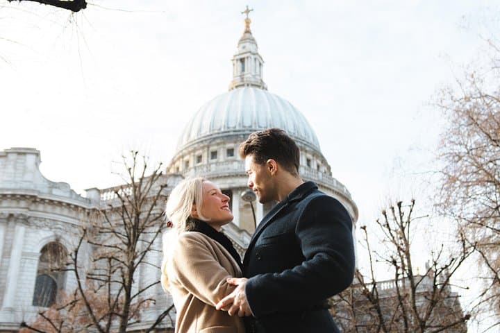 London: Photoshoot at St.Pauls Cathedral & Millennium Bridge