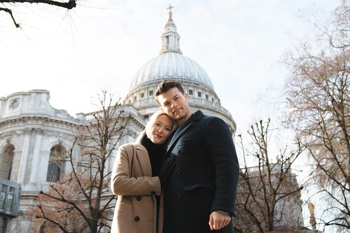 London: Photoshoot at St.Pauls Cathedral & Millennium Bridge