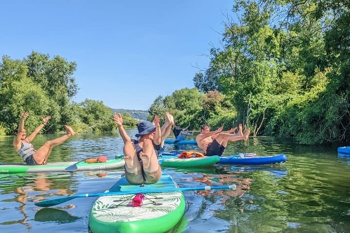 Stand-up Paddleboard SUP Safari on The River Avon For Beginners