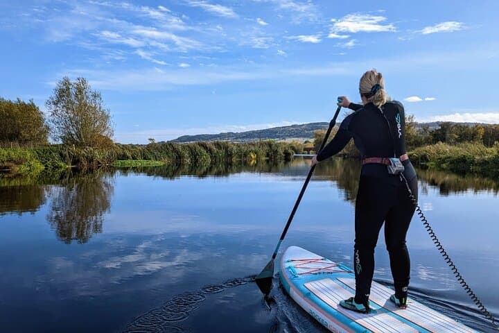 Stand-up Paddleboard SUP Safari on The River Avon For Beginners