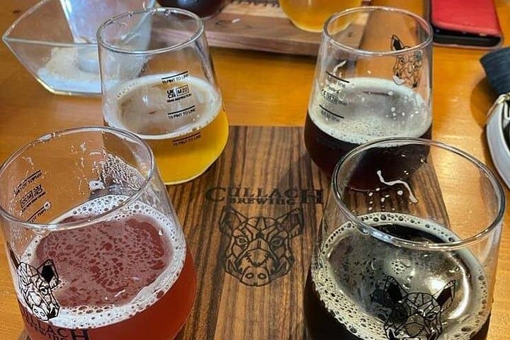 A fabulous beer tasting at the end of the tour!