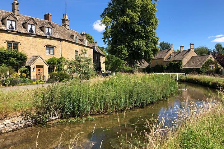 Typical riverside village