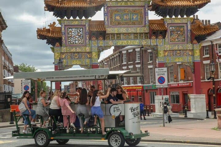 LIverpool beer or prosecco bike tour