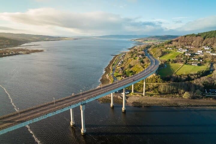 Kessock Bridge; the road to the Wild West Coast