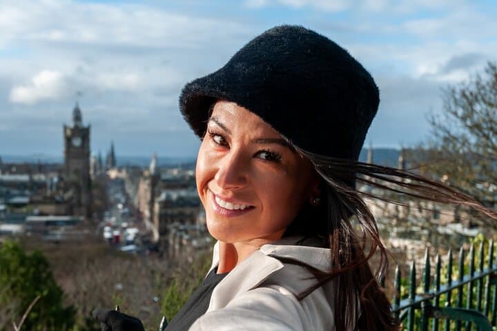 Calton Hill views of Princes Street