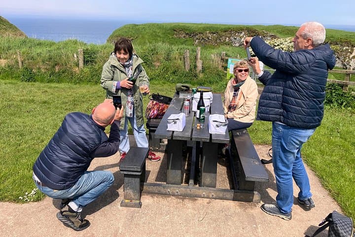 A cruise ship lunch at Dunservick Castle on the Causeway Coast. #belfastcruiseshipexcursions #belfastcruiseshiptours