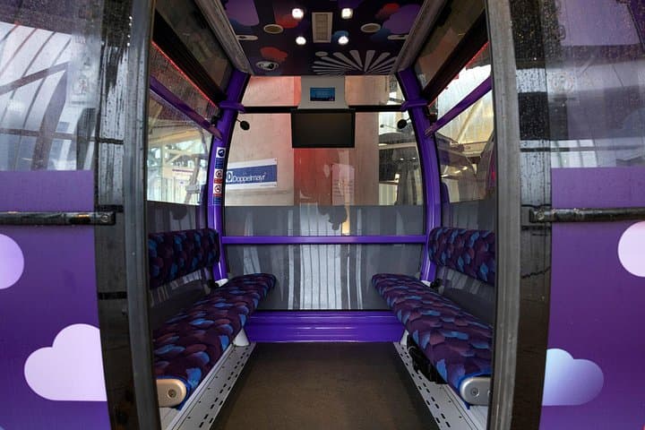 London: London Cable Car + Uber Boat One Way River Thames Cruise