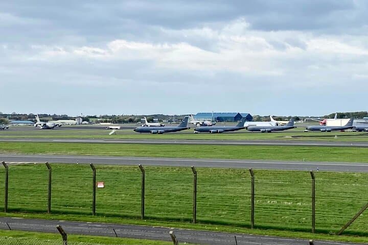 Prestwick is a strategic hub for many air forces including the USAF