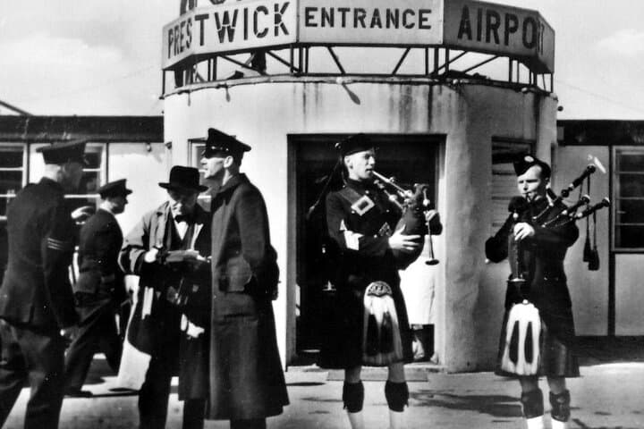 The entrance to the original terminal
