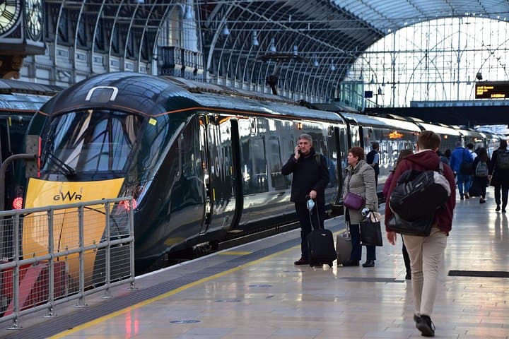 One of the new trains that will whisk you too and from Cardiff.