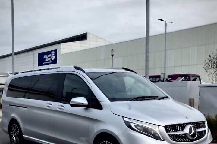 Luxury transfer from Edinburgh, Glasgow, Prestwick or Dundee airports, Ports or railways.