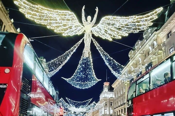 London Christmas Lights Private Guided Taxi Tour