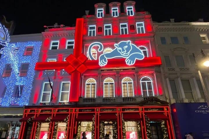 London Exclusive Christmas Lights Guided Tour by Black Cab