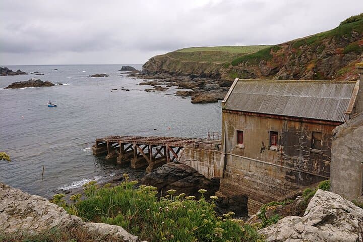 The old lifeboat house at Lizard point.