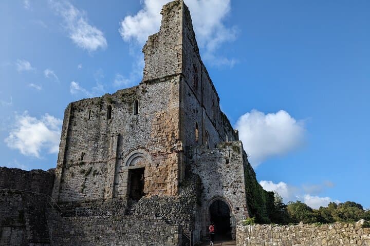 Inside Chepstow Castle